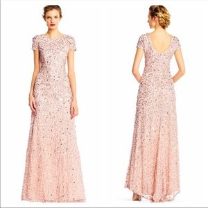 Adrianna Papell sequin gown